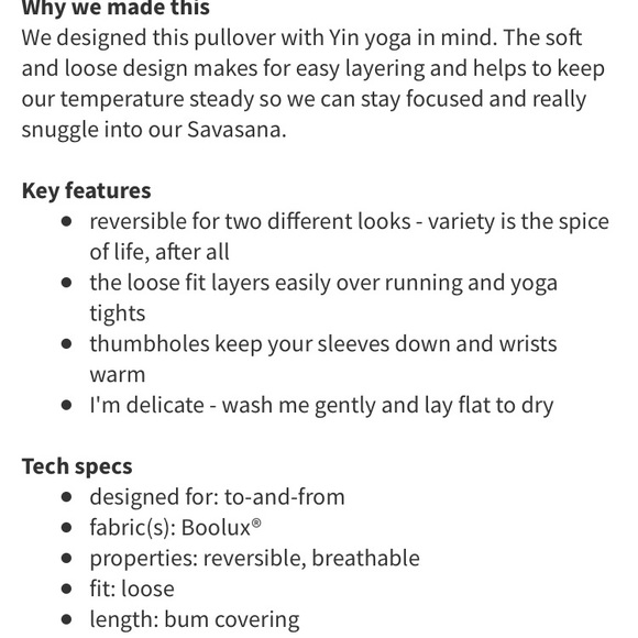 Lululemon Yin Me Pullover Sweater 6 blue - Picture 8 of 8